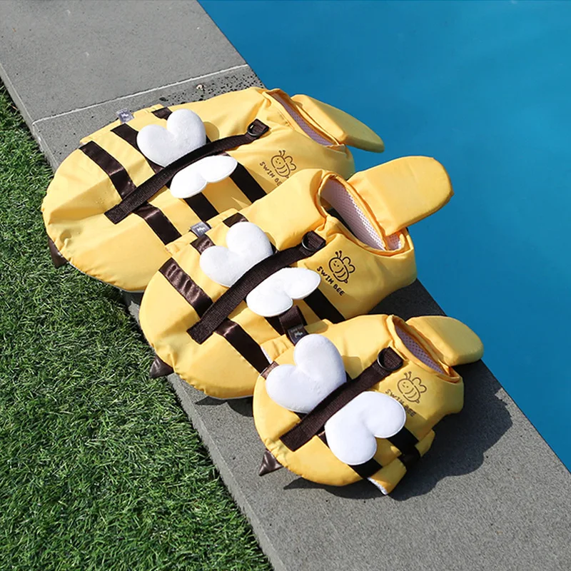 Summer Little Bee Dog Swimsuit - Life Jacket review and price