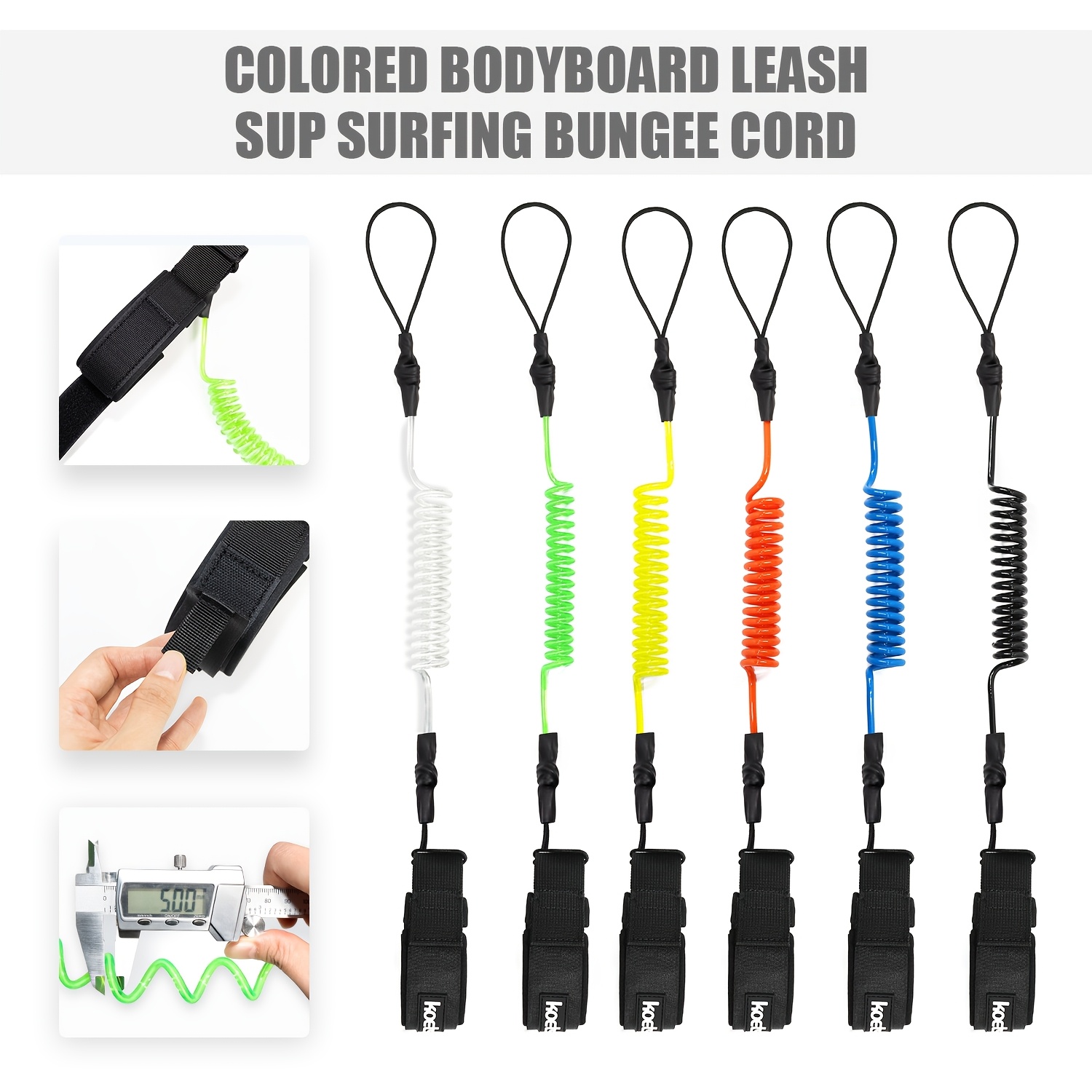 KOETSU Bodyboard Leash, 5mm TP - Surfboard Leash review and price