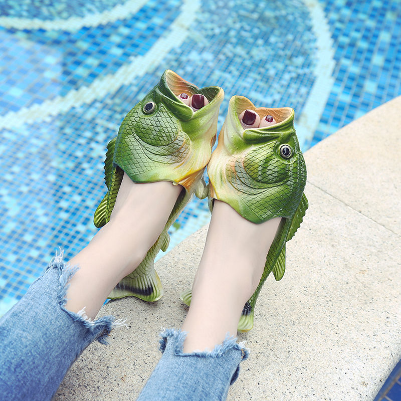 Designer Peep Toe Fish Slipper - Flippers Swimming review and price