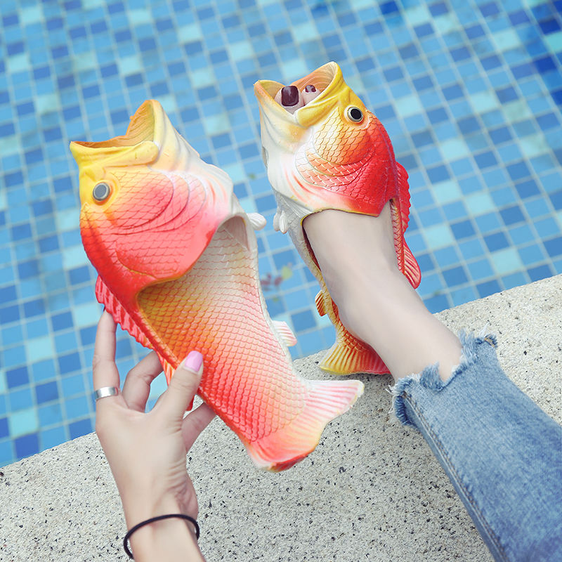 Designer Peep Toe Fish Slipper - Flippers Swimming review and price