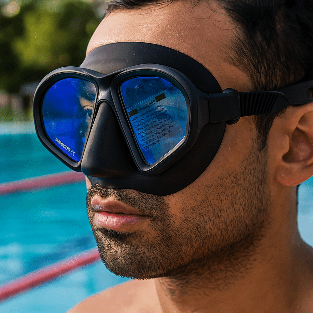 Tempered Glass Freediving Mask - Snorkel Set review and price
