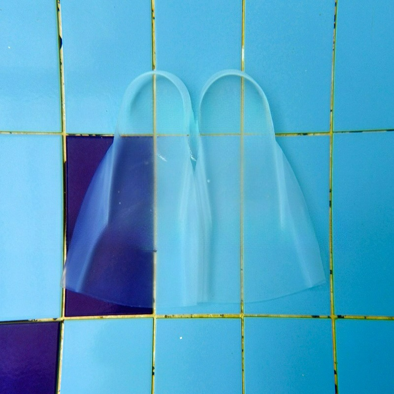 Full Transparent Invisible Fli - Flippers Swimming review and price