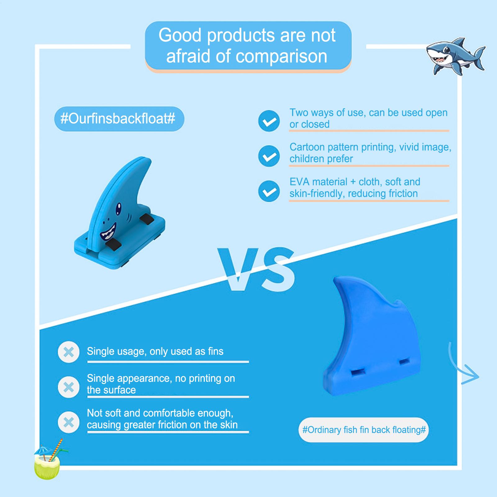 1pc Children's Back Float Kid' - Swim Fins review and price