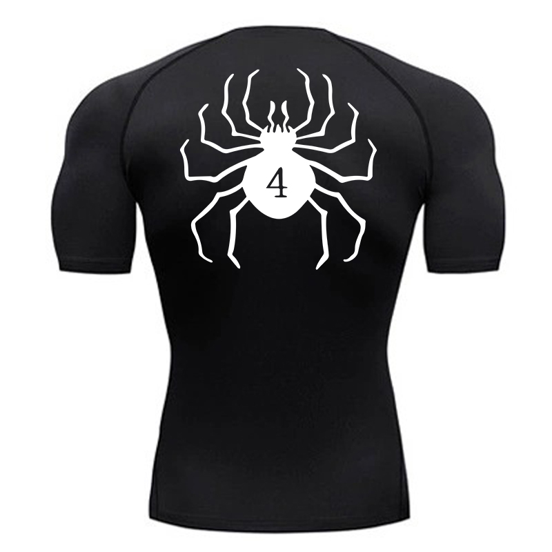 Spider Print Compression Shirt - Rash Guard review and price