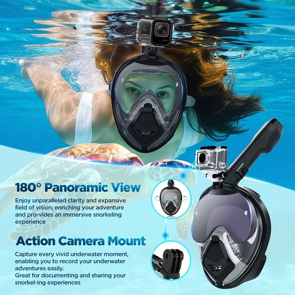Devilfish Full Face Snorkel Ma - Snorkel Set review and price