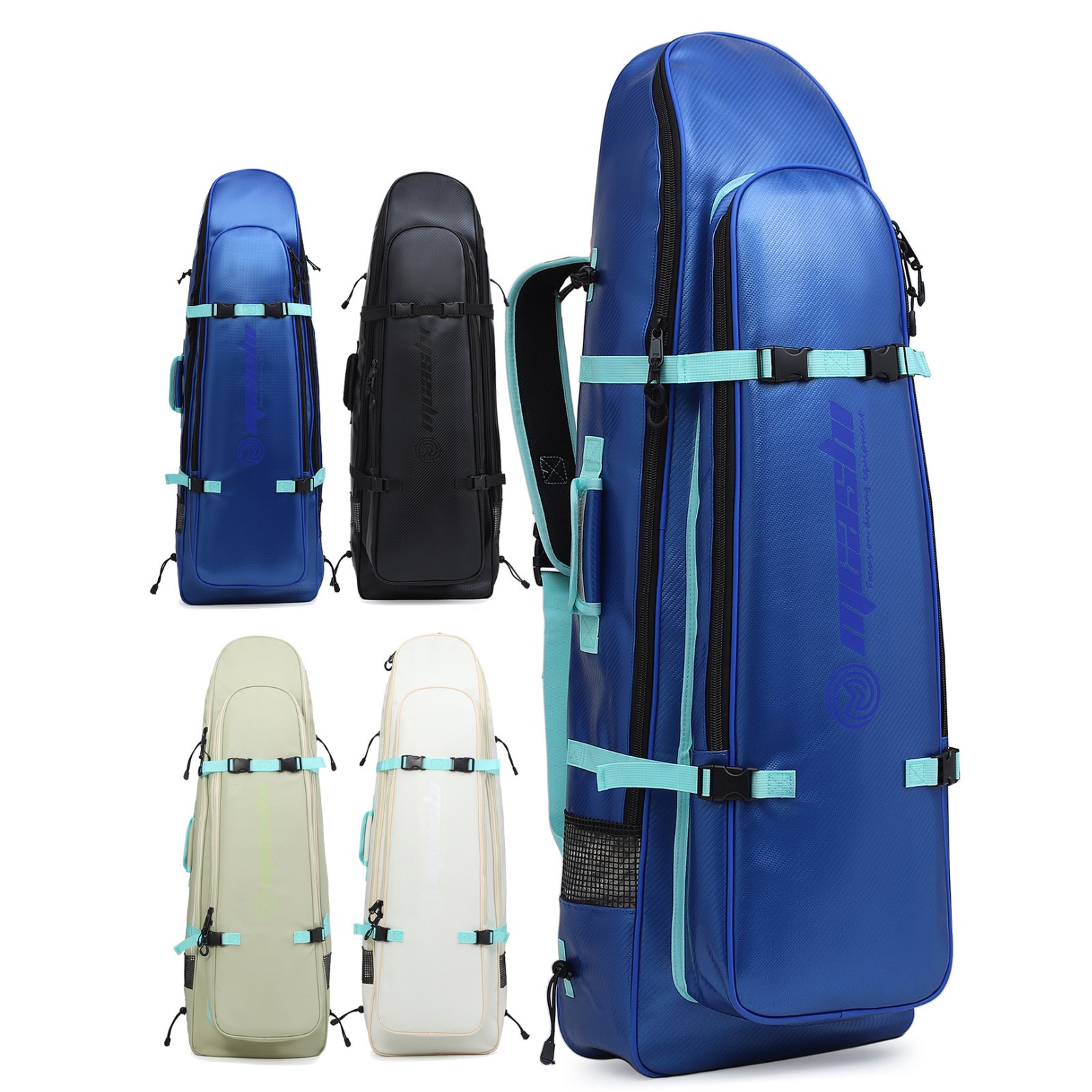 Long Fins Bag Portable Scuba D - Flippers Swimming review and price