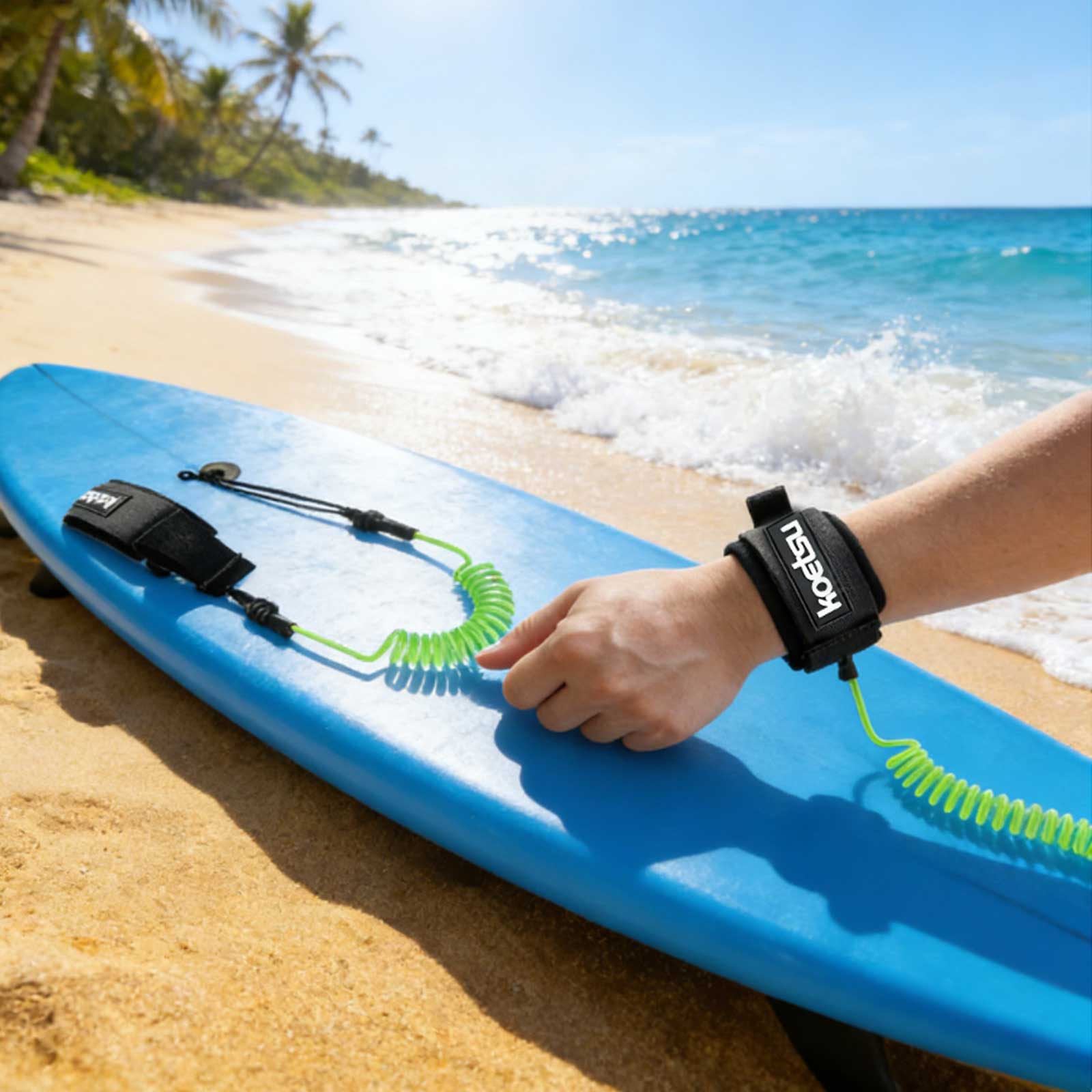 SUP Paddle Board Leash TPU Mat - Surfboard Leash review and price
